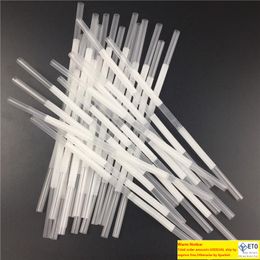 plastic straw disposable oil burner connecting plastic water pipe for smoking both adjustable plastic straws