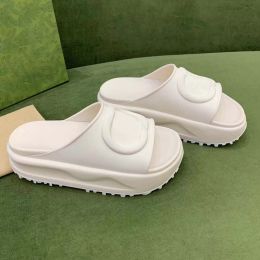 Designer Donna Sandalo scorrevole GGity adorabile con incastro G Sandali firmati piattaforma Slide Donna Pantofole da uomo Infradito Scarpe estive Moda ampia pantofola da casa