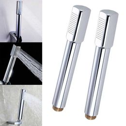 Bathroom Shower Heads High Pressure Rainfall Rain Shower Head Bar Type HandHeld Bath Shower SPA Philtre For Water Home Hotel Square Adjustable Nozzle J230303