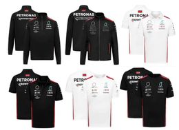 new f1 Formula 1 racing hoodie summer short-sleeved polo suit Customised with the same style