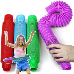 Decompression Toy Big Size Fidget Tube Toys Relax Therapy Stress Relief Feeling Winding Educational Brain Imagine Tools To Focus Dro Dhnbc