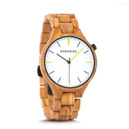 Wristwatches BOBOBIRD Men's Watches Men Quartz Wristwatch 2023 Man Watch For Clock Handmade Custom Wrist Luxury Orologio Uomo