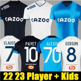 CUSTOM 22 23 soccer jerseys MarseilleS CUISANCE GUENDOUZI ALEXIS GERSON PAYET CLAUSS 2022 2023 football shirts VERETOUT Under NUNO HARIT L S