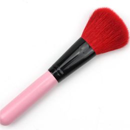 Makeup Brushes Pink Short Handle Wool Blush Brush Wooden Powder Beauty ToolsMakeup