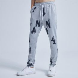 Men's Pants Rainbowtouches Fashion Men's Jogging Fitness Printing Training Slim Fit Solid Color Casual Sports