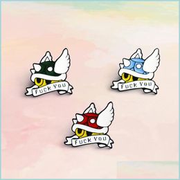 Cartoon Accessories Cute Movies Games Hard Enamel Pins Collect Metal Brooch Backpack Hat Bag Collar Lapel Badges Women Fashion Jewel Dha8T