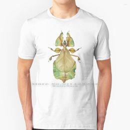 Men's T Shirts Leaf Bug Shirt Cotton 6XL Leaves Plant Nature Insect Beetle Weird Crawly Entomology Entomologist Science