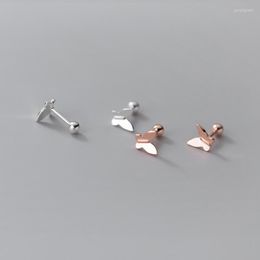 Stud Earrings Trend Screw Small Butterfly For Women Girls Handmade Party Wedding Sweet Lovely Students Jewellery Eh462