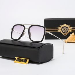 Brand designer Dita sunglasses new metal large frame Sunglasses retro men and women high-end glasses UV400 Have Have Logo