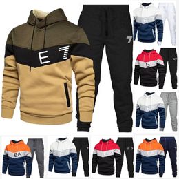 Trailsuit Marka Baskı Erkekleri Set 2023 Yeni Bahar Sonbahar Spor Giyim Sporları Sıradan Eşleştirme Hoodie Pantolon Erkek Jogging Giyim EA706788#