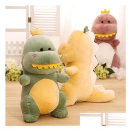 Stuffed Plush Animals Cute Dinosaurs Toy Girl Accompany Slee Dolls To Sleep Pillow Dinosaur Doll Send Baby Child Childrens Toys Gi Dhm1Z