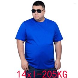 Men's T Shirts Summer Cotton T-Shirt Men Women Short Sleeve Large Size 7XL 8XL 9XL 10XL 12XL 15XL Oversize Tees Home Loose Tops 66 68 70