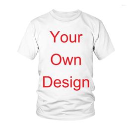 Herren T-Shirts DIY 3D-Druck T-Shirts Ihr eigenes Design Männer Frauen Streetwear Benutzerdefiniertes Hemd Esports Tops T-Shirts Kinder Jersey Uniform Kleidung