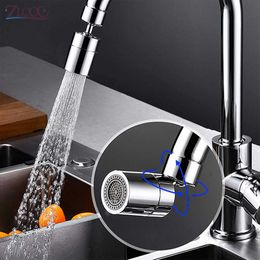 Kitchen Faucets 720 Degrees Universal Faucet Sprayer Splash Filter Water Outlet Faucet Extender Bubbler Spray Kitchen Bathroom Accessories J230303