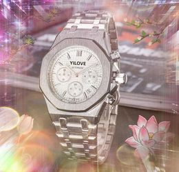 Lowest Price Pledge Famous Popular Mens Dwellers Watches 42mm Stainless Steel Quartz Quartz Movement Men Sport Wristwatch Gift Clock Shinning Stopwatch Timer