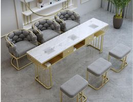 marble manicure table and chair Nordic Dali dresser makeup table salon equipment furniture