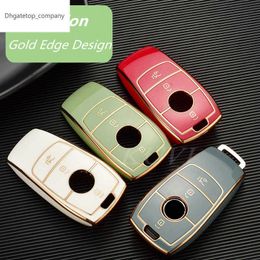 TPU New Car Plating Key Cover Case Shell Protective Bag For Mercedes Benz A C E S G GLS Class W177 W205 W213 W222 G63 X167 Maybach