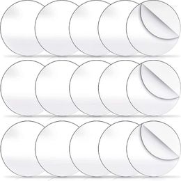 Keychains 30Pcs 3 Inch Clear Acrylic Circle Blanks Scratch Free Craft Discs With Protective Wrap For DIY Projects