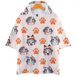 Men's T Shirts Mysta Rias Merch 3D Harajuku Womens Summer Hood Tshirt Short Sleeve Tops T-Shirt