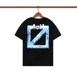 2023 Fashion Luxurys Offes Clothing Mens Tee Рубашка и женщины теряют футболки для футболки для футболок для рубашки на улице.