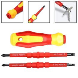 3PCS/Set Multi-Purpose Electricians Slotted Cross Screwdriver Bit Repaire Tool For Electrical Insulated Maintenance