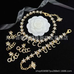 60% OFF 2023 New Luxury High Quality Fashion Jewellery for family new suit double necklace earrings