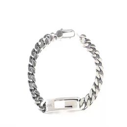 70% OFF 2023 New Luxury High Quality Fashion Jewellery for hollowed-out three-dimensional old sterling silver bracelet simple versatile for men and women