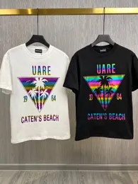 DSQ PHANTOM TURTLE Men's T-Shirts Mens Designer T Shirts Black White Caten'S Beach Slouch T-shirt Men Summer Fashion Casual Street T-shirt Tops Plus Size M-XXXL 68848