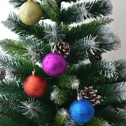 Christmas Decorations 24pcs 30mm Tree Ball Decoration Party Hanging Ornament Bauble Drop Pendant Xmas For Home Gift