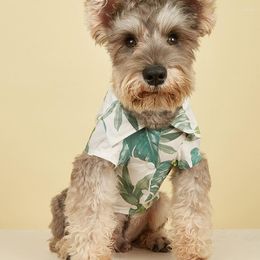 Dog Apparel Pet Clothing Summer Hawaiian Style Beach Vacation Cat Shirt