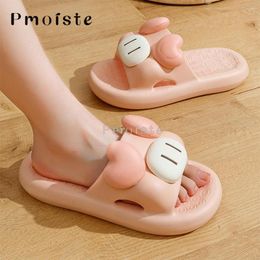 Slippers Women's Home Cute Pig Cartoon Sandals For Women Comfortable Non-slip EVA Bathroom Slides Indoor