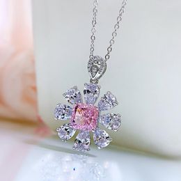 Chains 2023 S925 Flower 4- Necklace Women's Noble Luxury High Grade Cool Temperament