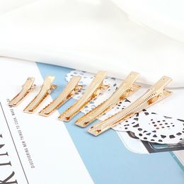 30Pcs/Set Gold Silver Colour Hair Clip Basic Shiny Metal Alligator Hairpins DIY Hair Accessories For Women Girl Hairdressing Tool