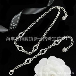 85% OFF silver chain lion head necklace ancient family interlocking hollowed-out bracelet made of old earrings female