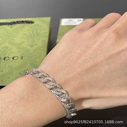 20% OFF 2023 New Luxury High Quality Fashion Jewellery for new silver tridimensional striped bracelet for men and women