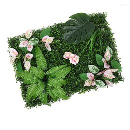 Decorative Flowers Artificial Hedge Boxwood Panels UV Protected Hedges Privacy Screen Faux For