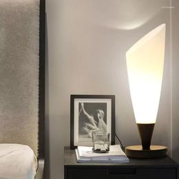 Table Lamps Modern Lily Shape Lamp For Bedroom Living Room Study Kitchen LED Personalised Bedside Desk Light Night E27 5W Bulb