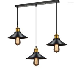 Chandeliers Vintage Light Dining Bedroom Room Decoration Fixtures Modern Lustre Chandelier Lighting Black Metal Ceiling