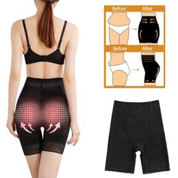 Women's Shapers SURE YOU LIKE Seamless Women Lace High Waist Training Shapewear BuLifter Slimming Fat Burning Hip Raise Body Shaper Pants