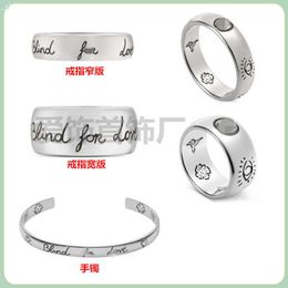 95% OFF 2023 New Luxury High Quality Fashion Jewellery for love fearless flower and bird couple ring simple RING UNISEX Bracelet