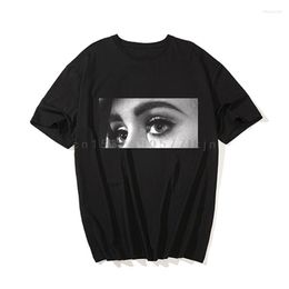 Men's T Shirts Fashion Design Legends Men'S Tshirt Crew Neck Short-Sleeve Charming Eyes Printing Machine