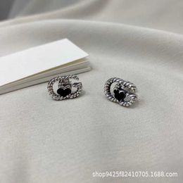 95% OFF 2023 New Luxury High Quality Fashion Jewelry for silver double three-dimensional hollow old Fried Dough Twists earrings