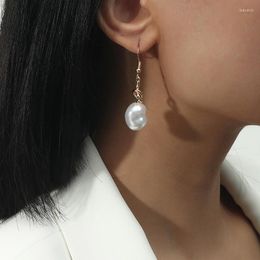 Dangle Earrings Elegant Irregular Baroque Pearl Female Drop Temperament Joker