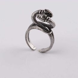 95% OFF 2023 New Luxury High Quality Fashion Jewellery for new double snake head winding is an old . Men and women have the same pair of ring Meng Yu Jewellery