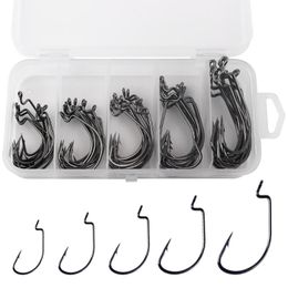 50pcs / 150pcs Fishhooks Worm Soft Bait Fishing Jig Head With Plastic Box Carp Tackles Pesca Hooks Carbon Steel