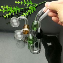 Hookahs new Europe and Americaglass pipe bubbler smoking pipe water Glass bong Color ball snake shaped glass pot