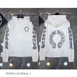 Luxury Classic Mens Heart Jackets Sweatshirts Fashion Designer Chromes Hoodies Ch Sanskrit Sweater Zipper Hooded Cross Pullover Hoodie9ODYS