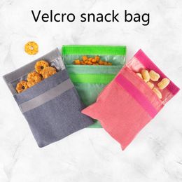 Dinnerware Sets Sandwich Snack Bags 3 Pcs Storage Bag For Kitchen Dishwasher Waterproof TPU Easy To Clean Home Travel Organisers