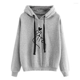 Men's Hoodies Plus Size Pullovers Long Sleeve Autumn Spring Cute Sweatshirt And Hoody Ladies Hooded Love Printed Casual