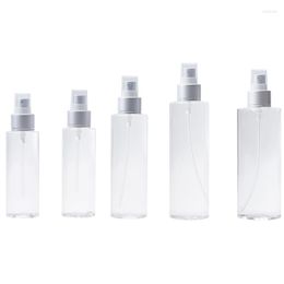 Storage Bottles 200ML Clear Cosmetic Skin Care Clean Alcohol Mister Spray Empty With Silver Head 6oz